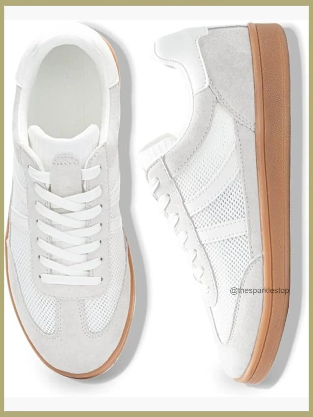 Womens Fashion Sneakers with Removable Insole Lightweight Non-Slip Lace-Up - Picture 1 of 7